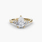 The Shoulder Solitaire Ring Fantasilvia Jewelry