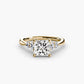 The Shoulder Solitaire Ring Fantasilvia Jewelry