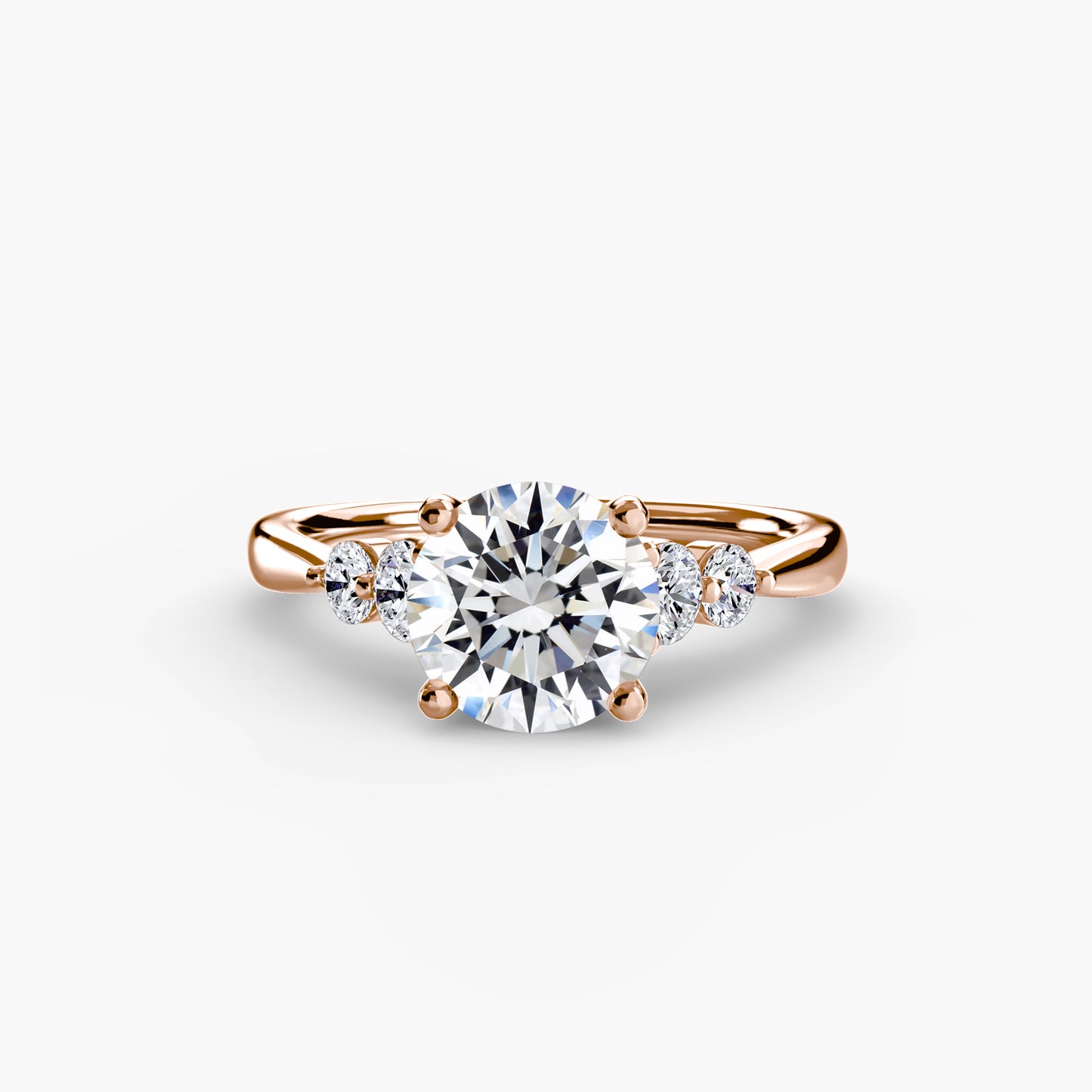 The Shoulder Solitaire Ring Fantasilvia Jewelry