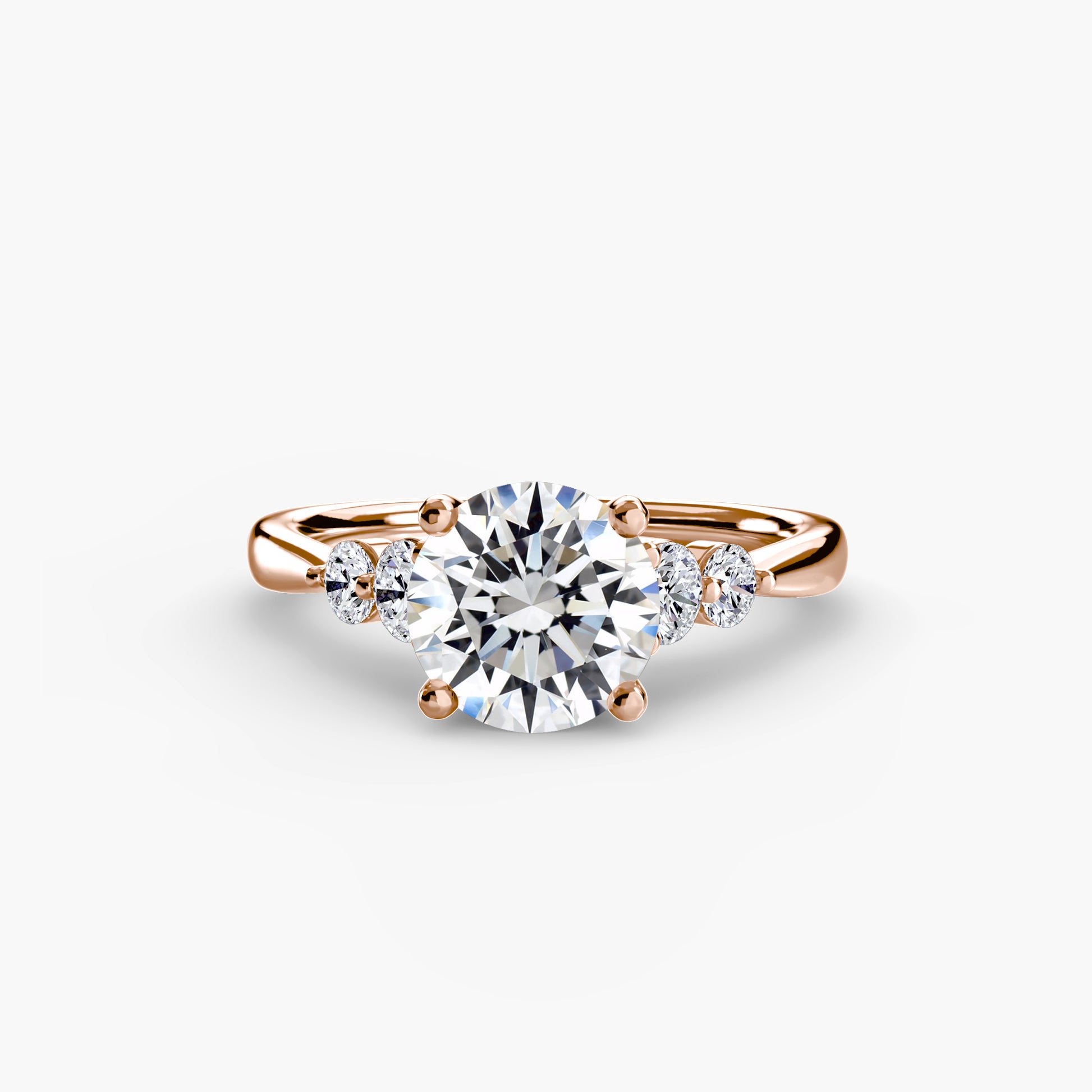 The Shoulder Solitaire Ring Fantasilvia Jewelry