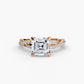 The Twisted Pavé Solitaire Fantasilvia Jewelry