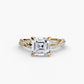 The Twisted Pavé Solitaire Fantasilvia Jewelry