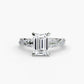 The Twisted Pavé Solitaire Fantasilvia Jewelry