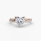 The Twisted Pavé Solitaire Fantasilvia Jewelry