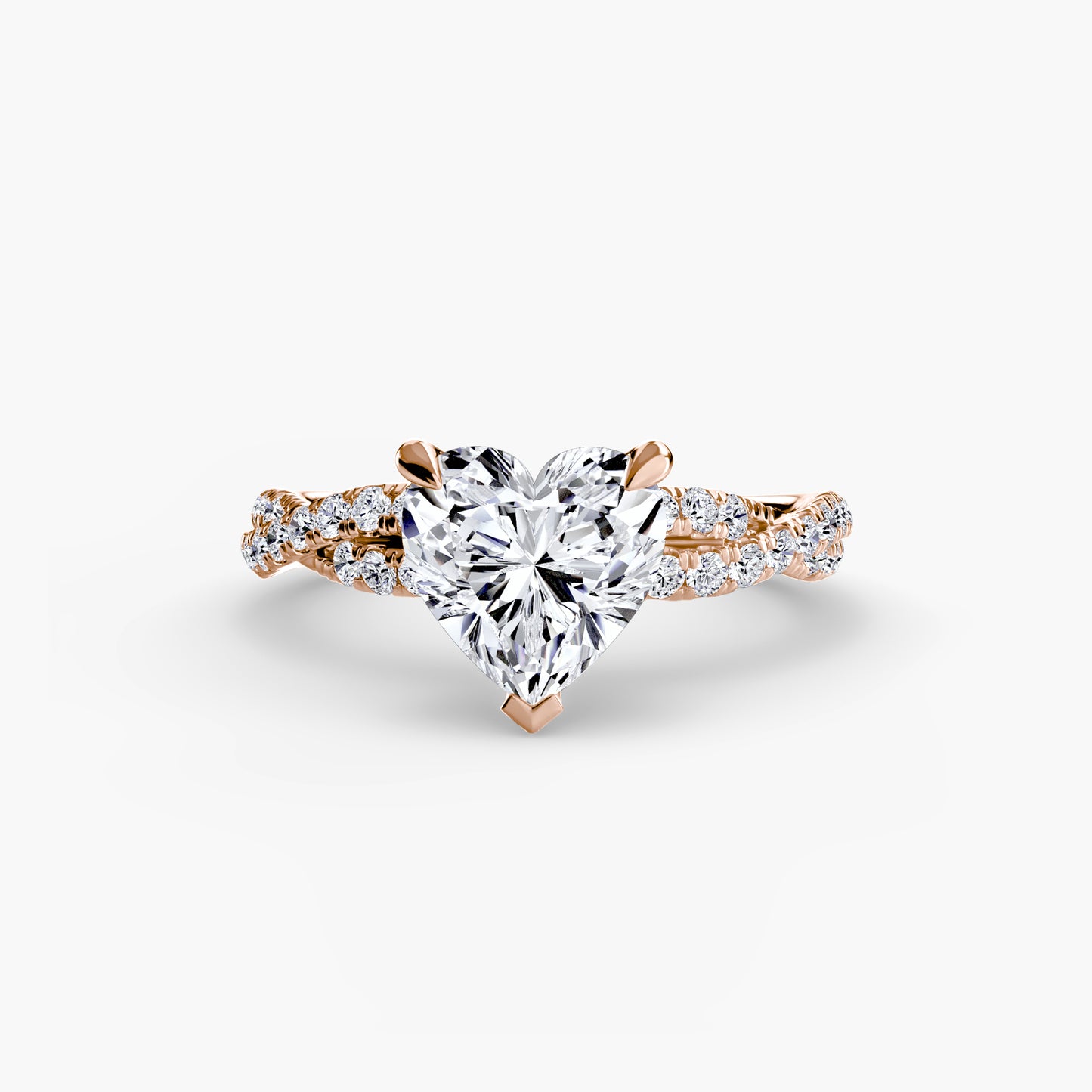 The Twisted Pavé Solitaire Fantasilvia Jewelry