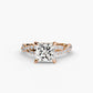 The Twisted Pavé Solitaire Fantasilvia Jewelry