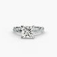 The Twisted Pavé Solitaire Fantasilvia Jewelry