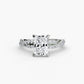 The Twisted Pavé Solitaire Fantasilvia Jewelry