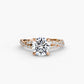 The Twisted Pavé Solitaire Fantasilvia Jewelry