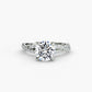 The Twisted Pavé Solitaire