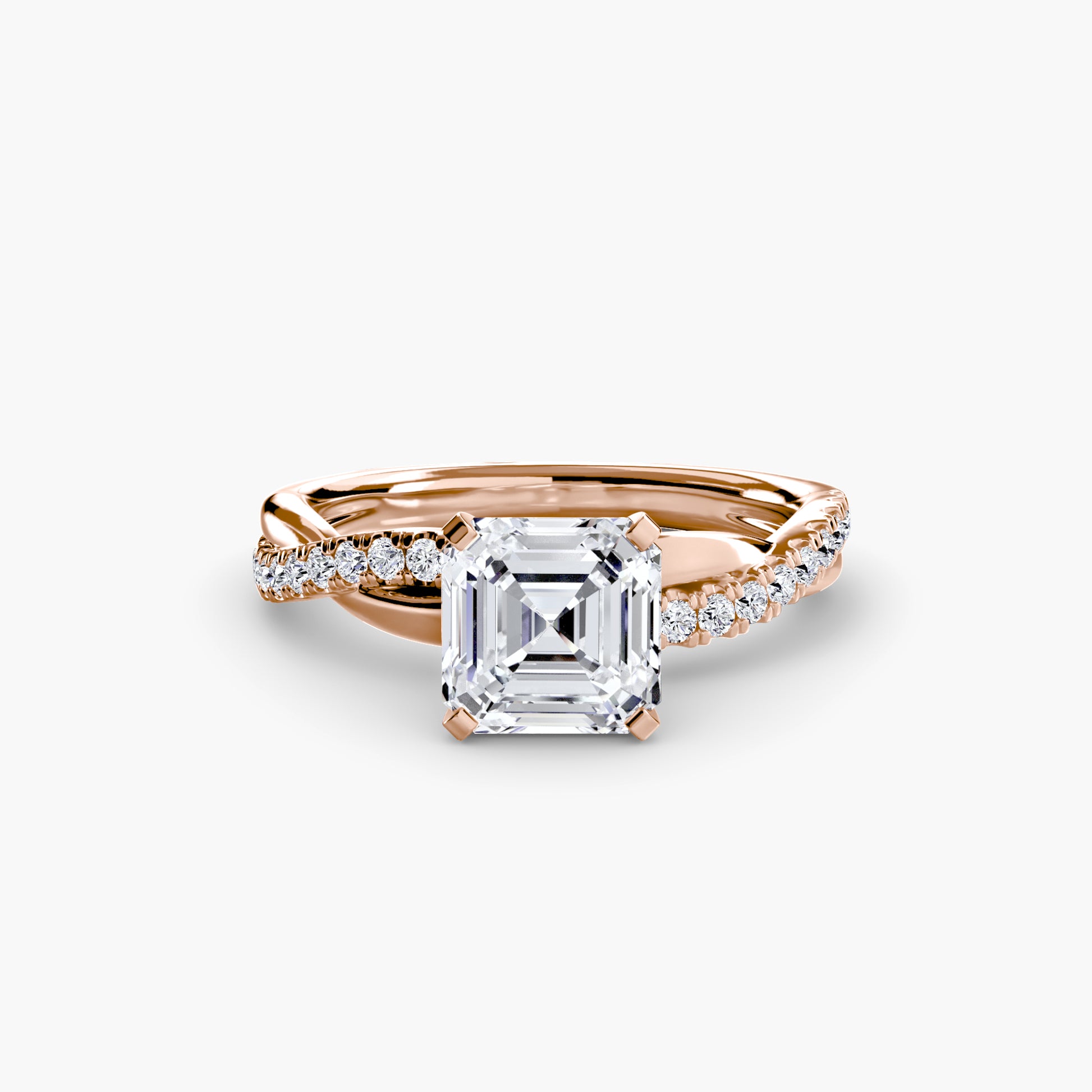 The Twist Pavé Ring Fantasilvia Jewelry