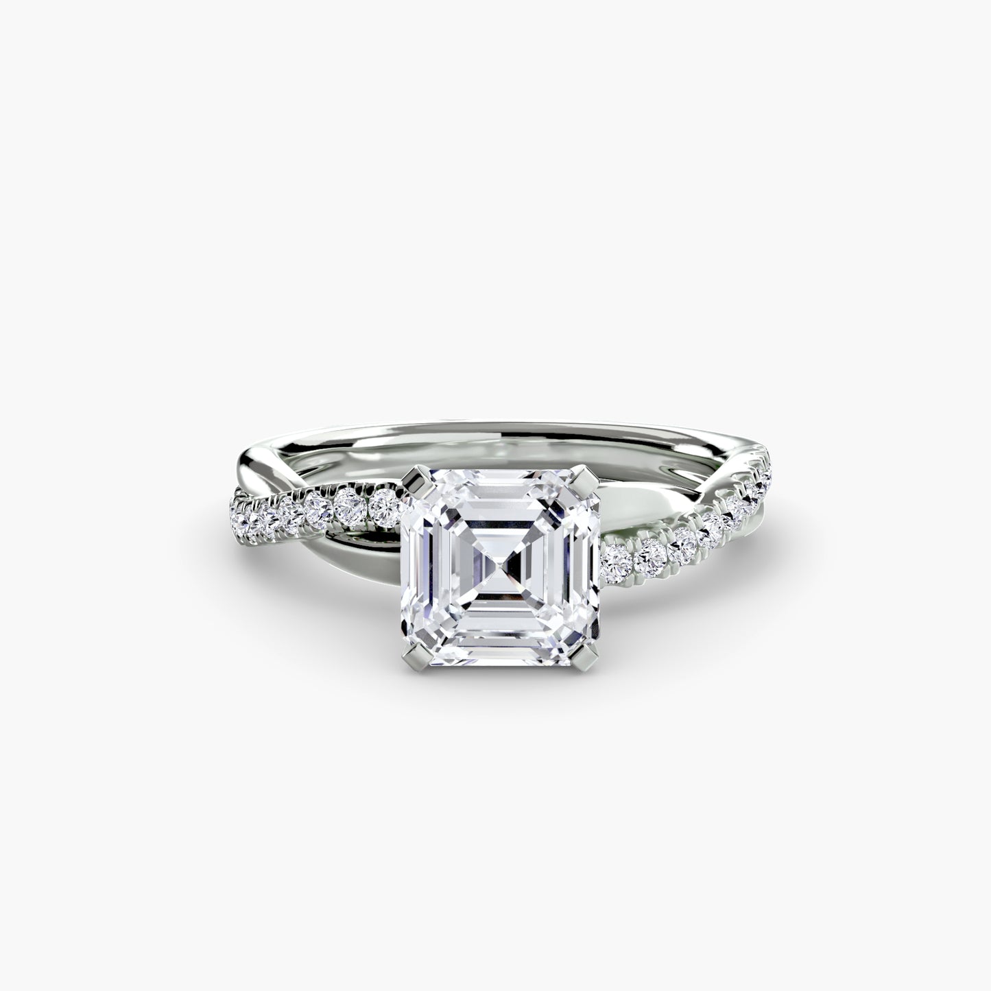 The Twist Pavé Ring Fantasilvia Jewelry