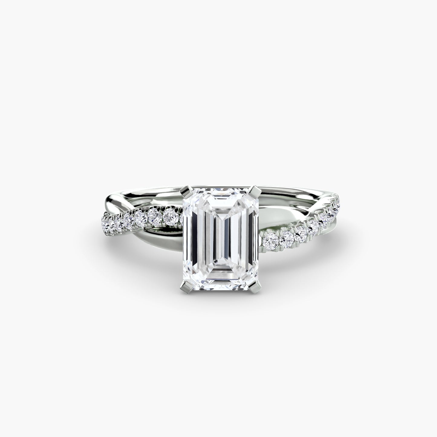 The Twist Pavé Ring Fantasilvia Jewelry