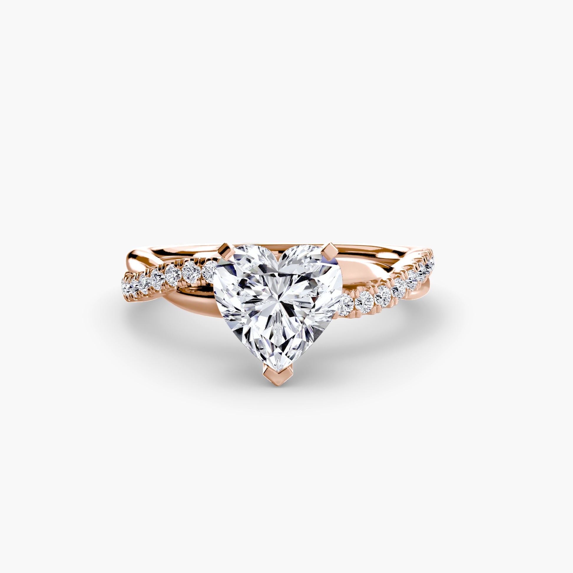 The Twist Pavé Ring Fantasilvia Jewelry