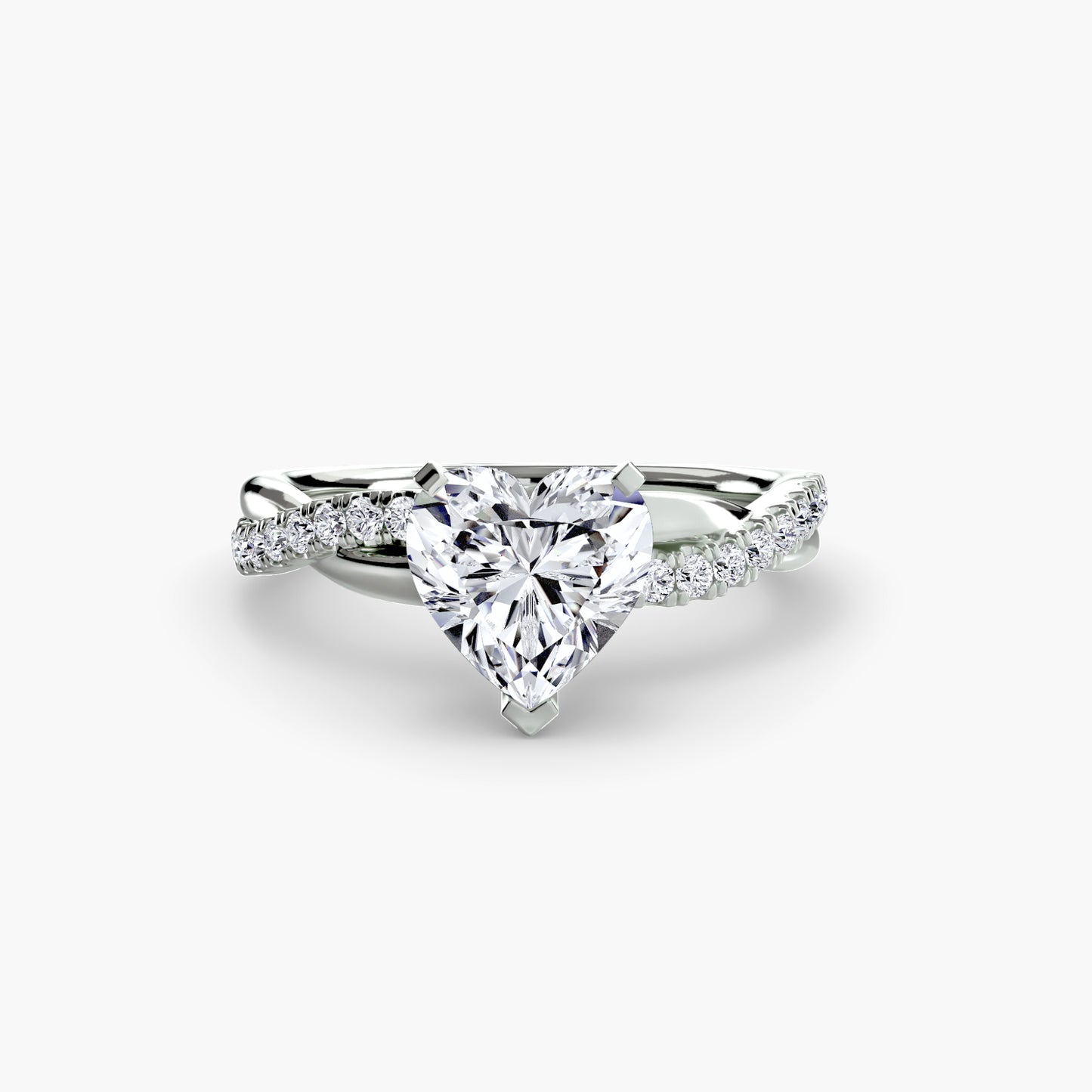 The Twist Pavé Ring Fantasilvia Jewelry