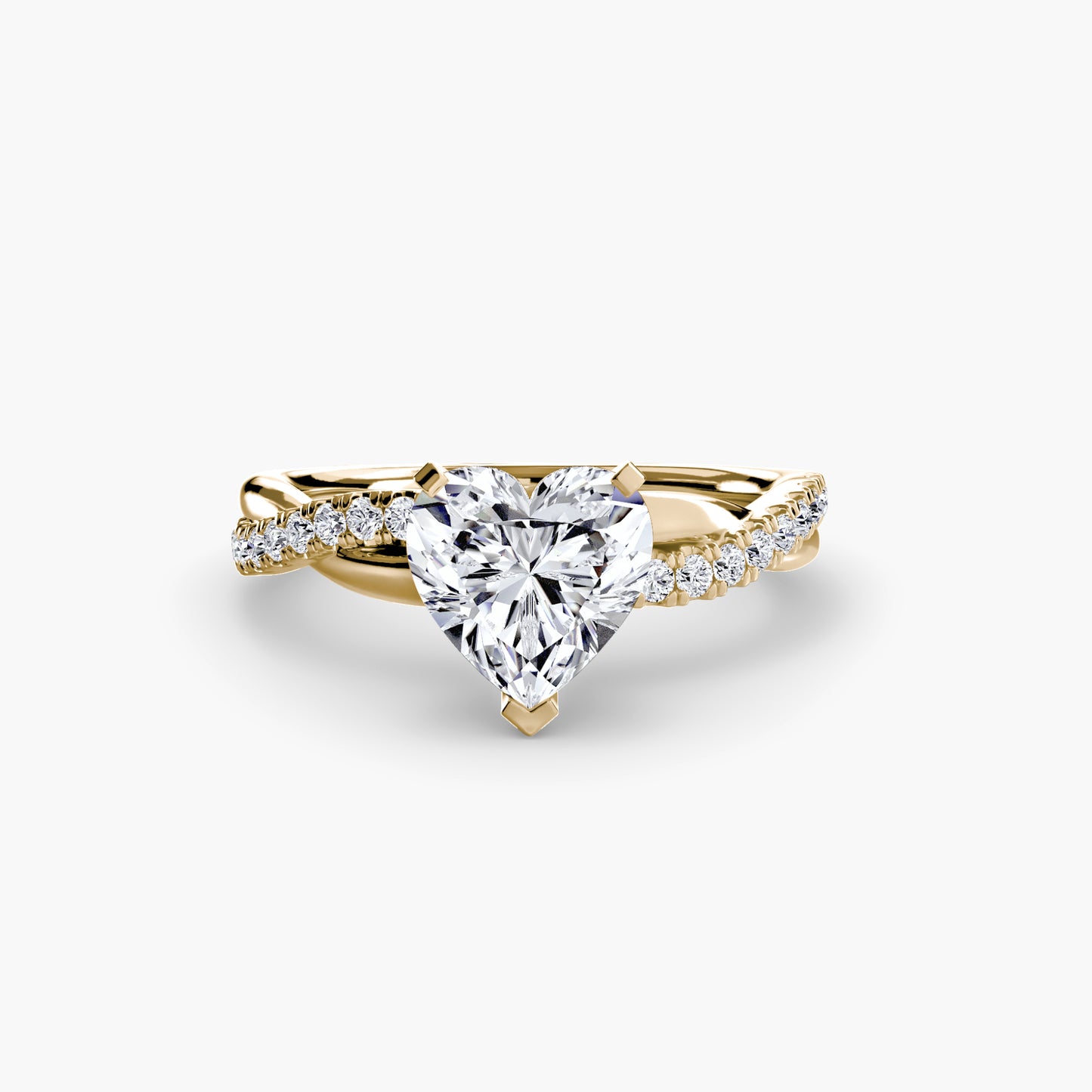 The Twist Pavé Ring Fantasilvia Jewelry