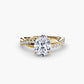 The Twist Pavé Ring Fantasilvia Jewelry