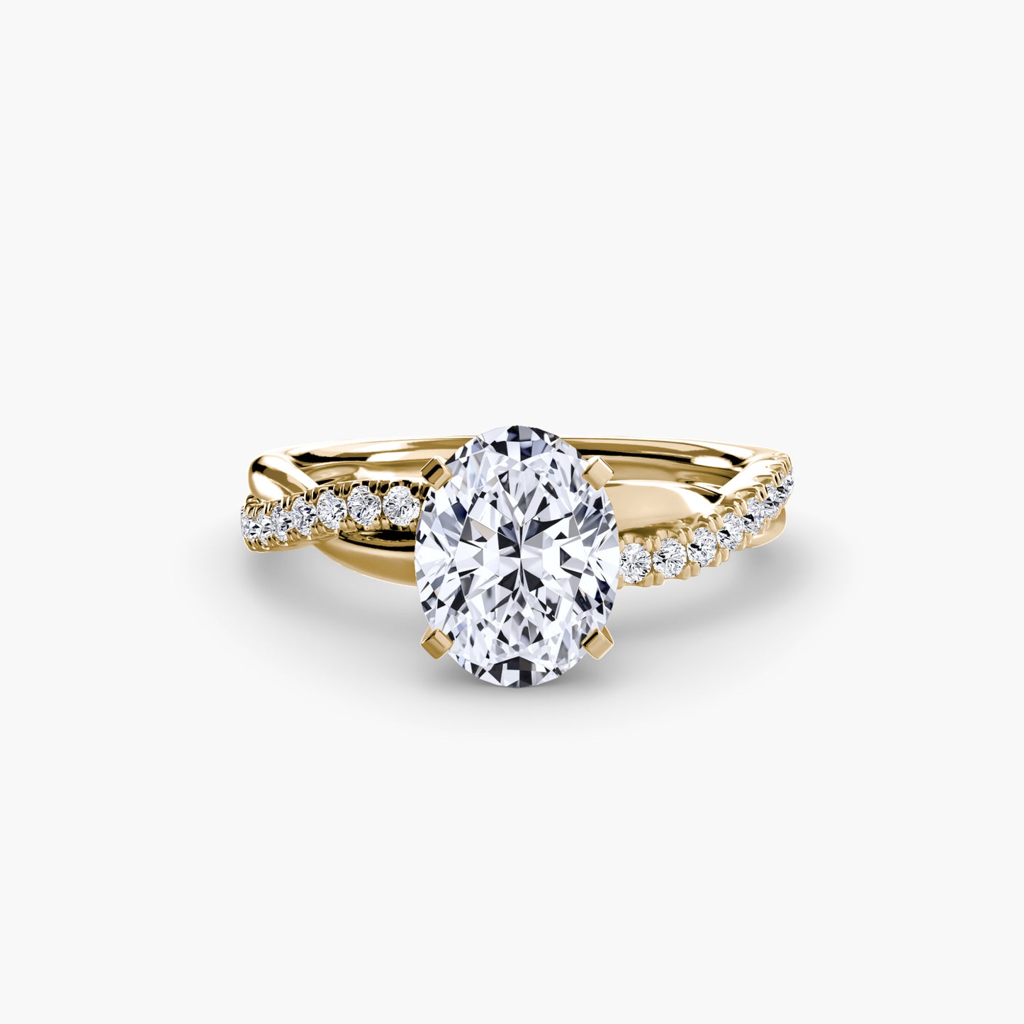 The Twist Pavé Ring Fantasilvia Jewelry