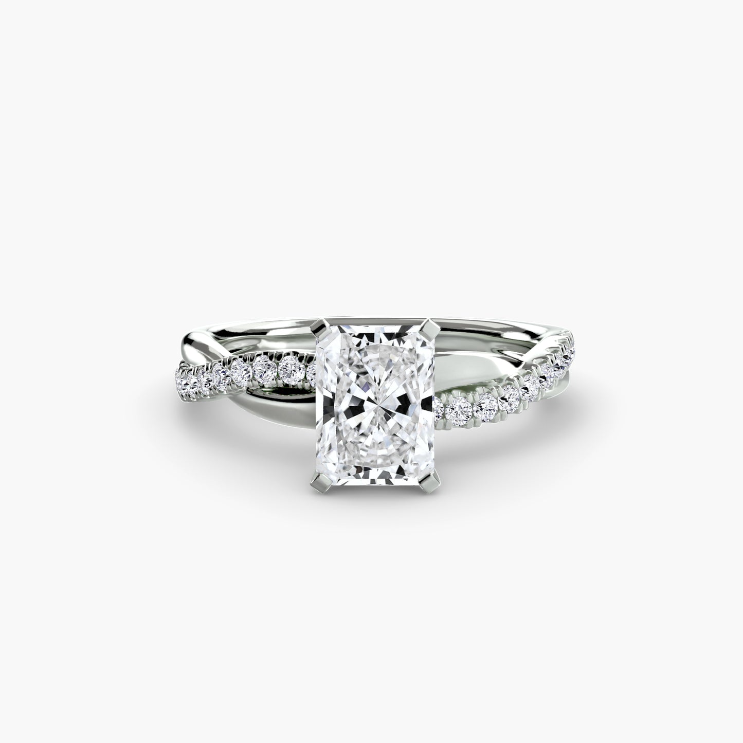 The Twist Pavé Ring Fantasilvia Jewelry