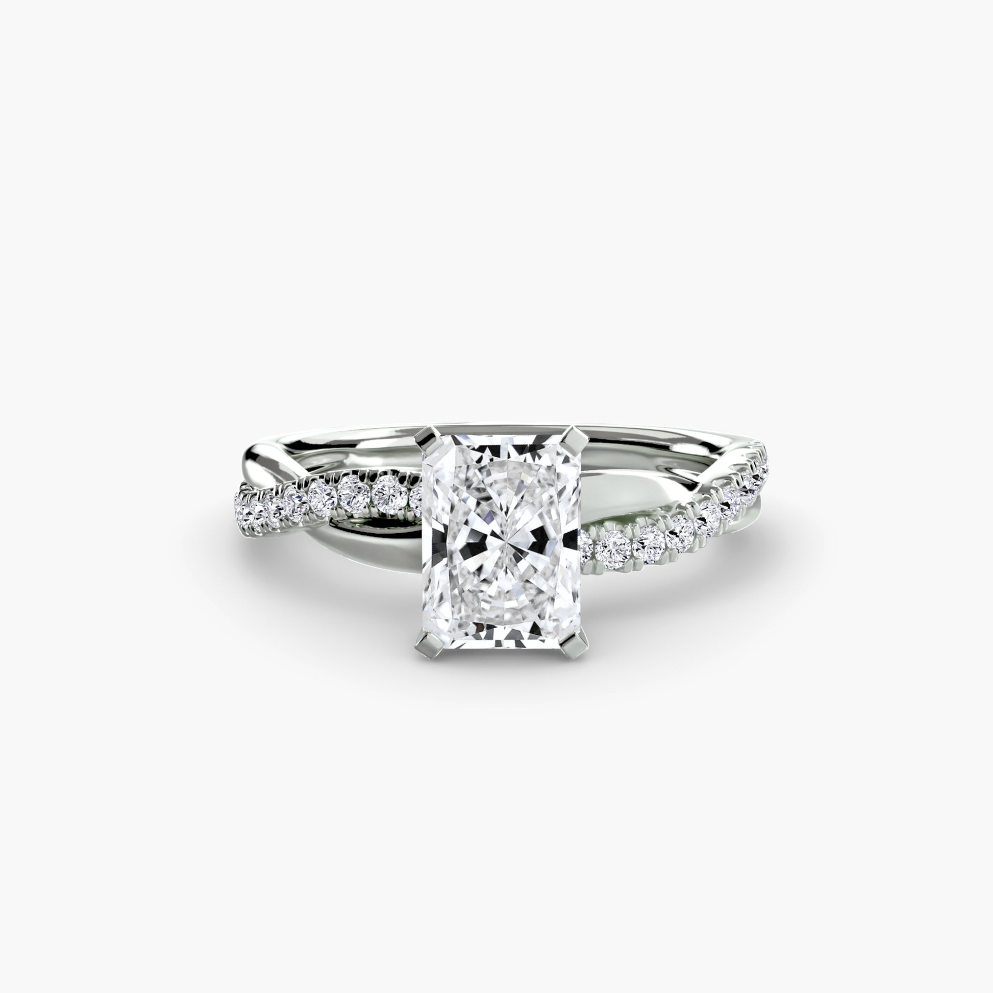 The Twist Pavé Ring Fantasilvia Jewelry
