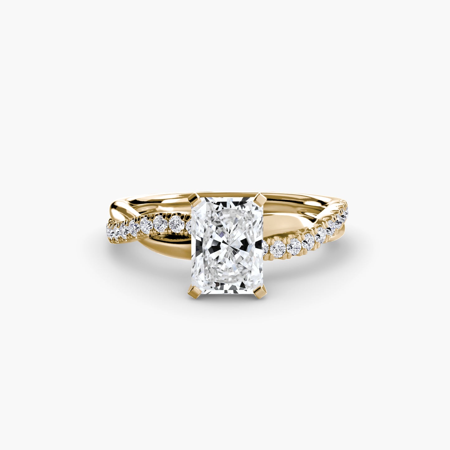 The Twist Pavé Ring Fantasilvia Jewelry