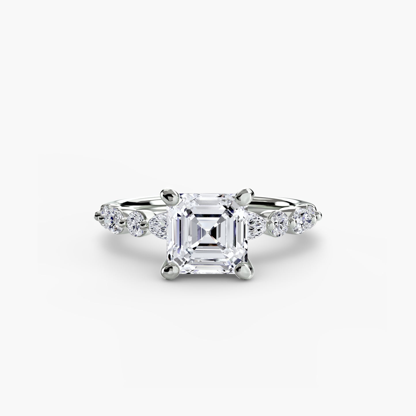 Solitaire with Eternity Pavé 2 Fantasilvia Jewelry