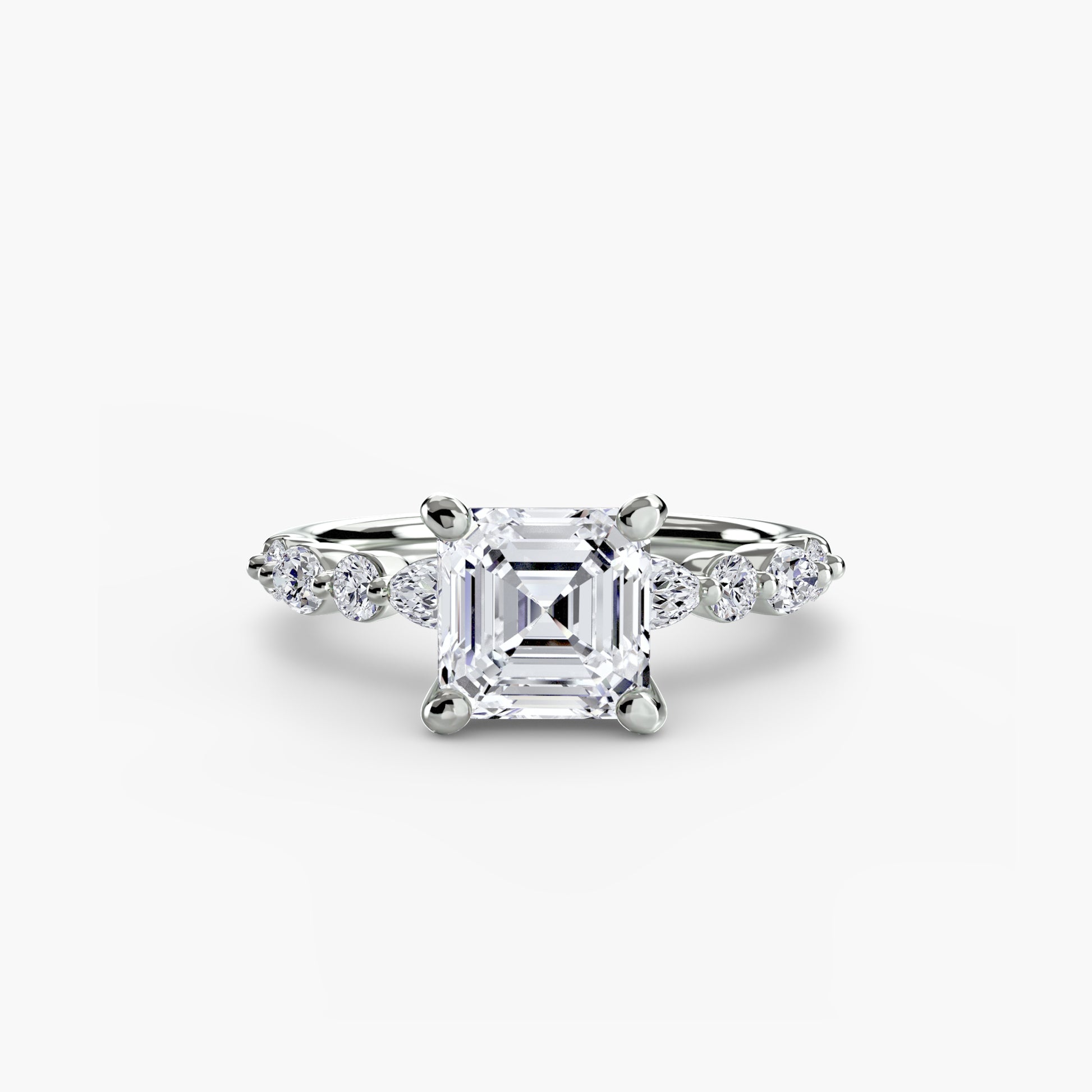 Solitaire with Eternity Pavé 2 Fantasilvia Jewelry