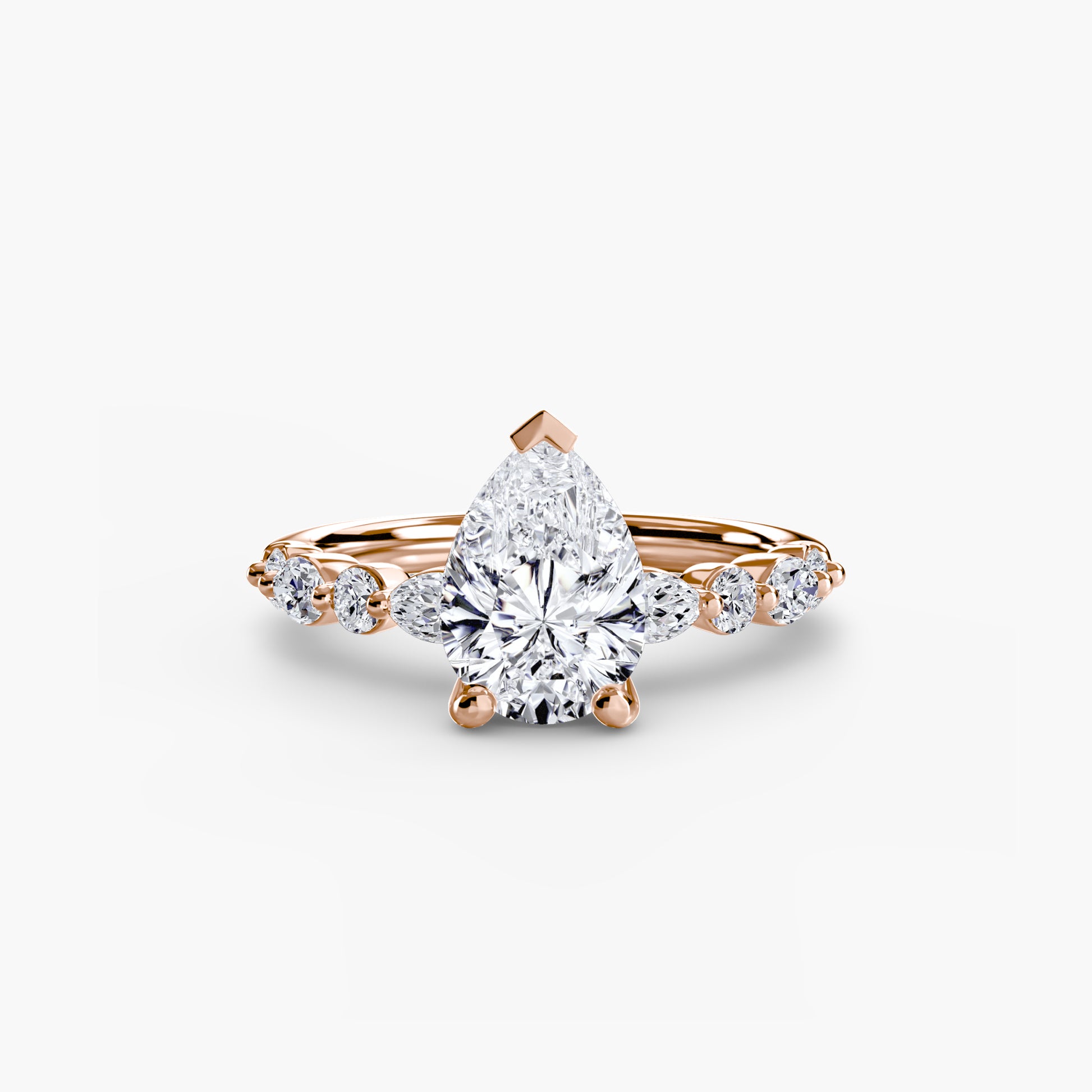 Solitaire with Eternity Pavé 2 Fantasilvia Jewelry