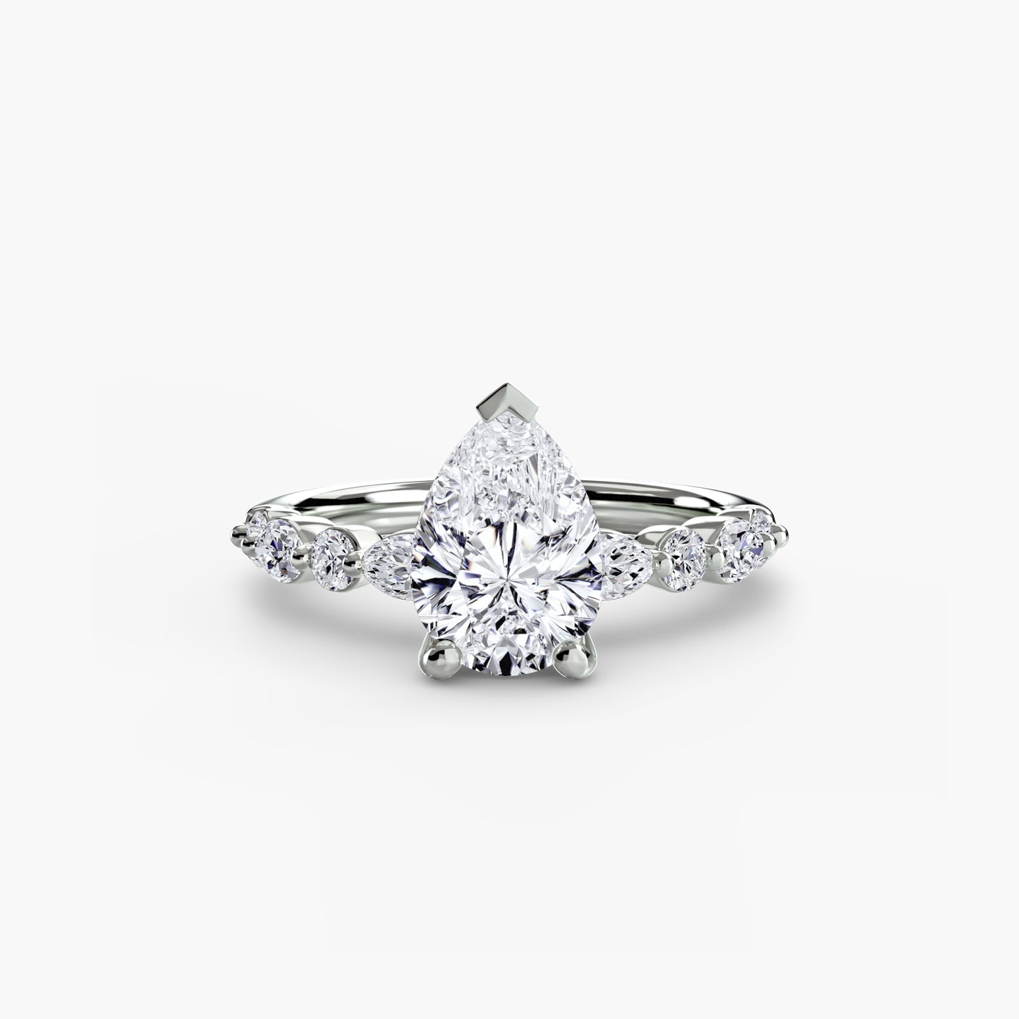 Solitaire with Eternity Pavé 2 Fantasilvia Jewelry