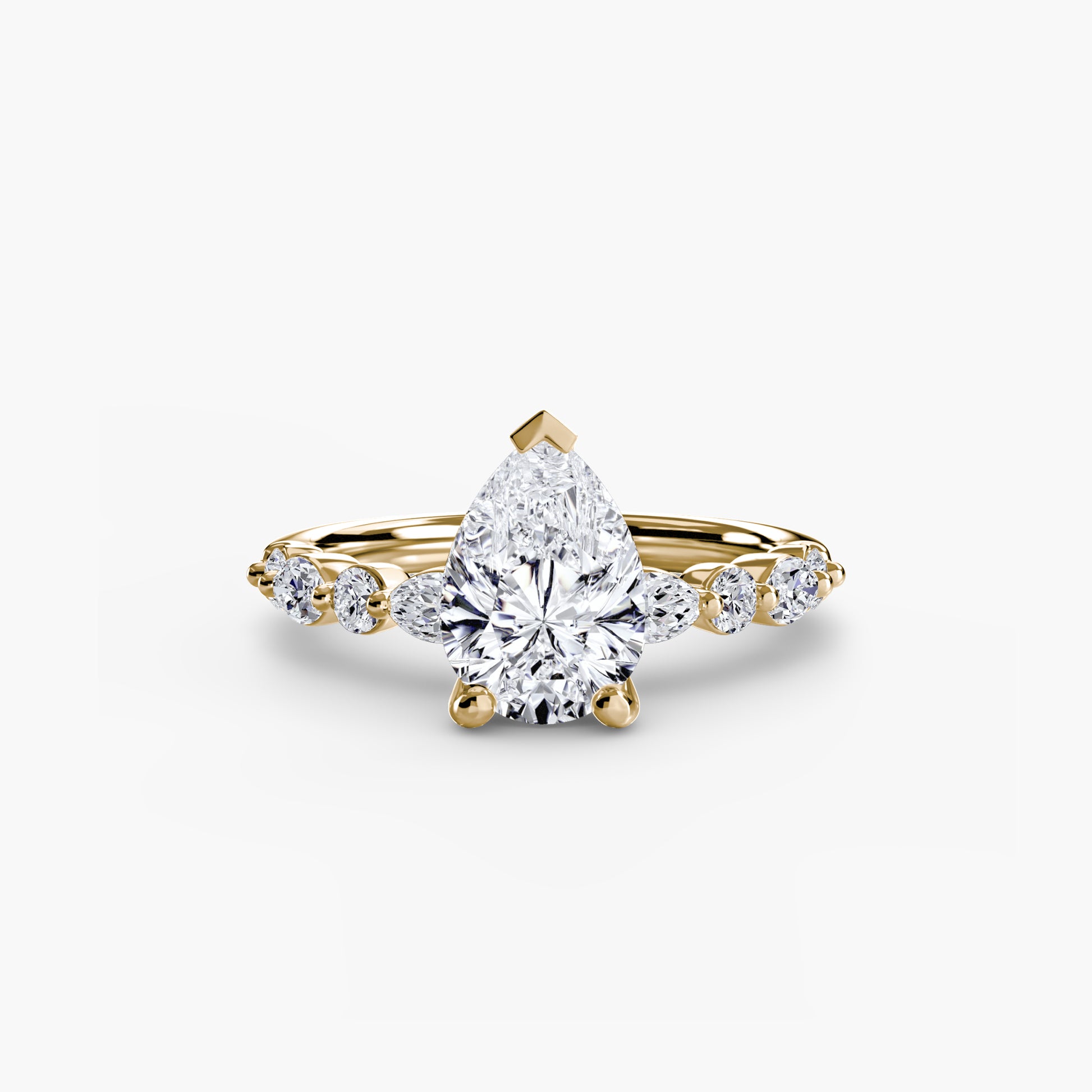 Solitaire with Eternity Pavé 2 Fantasilvia Jewelry