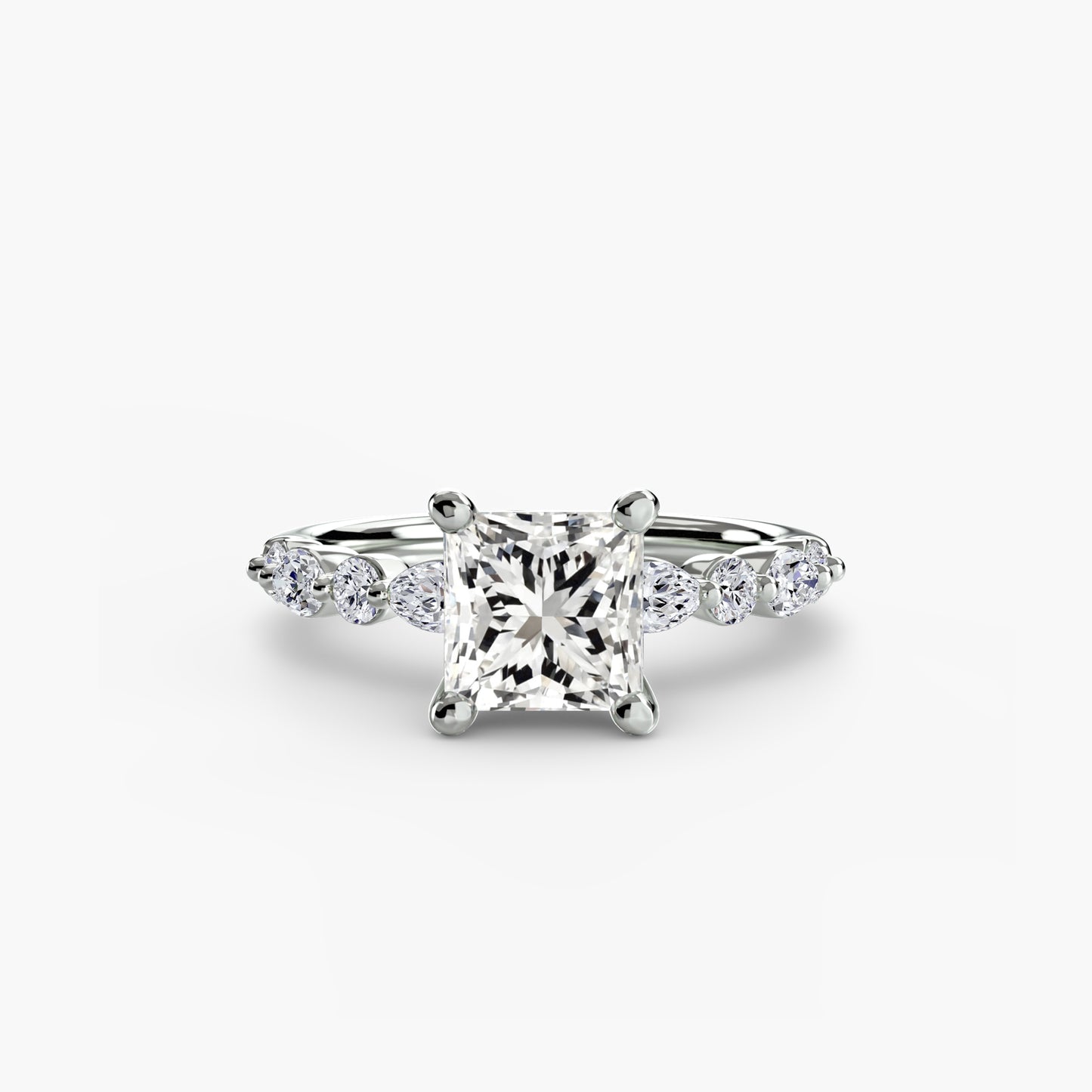 Solitaire with Eternity Pavé 2 Fantasilvia Jewelry