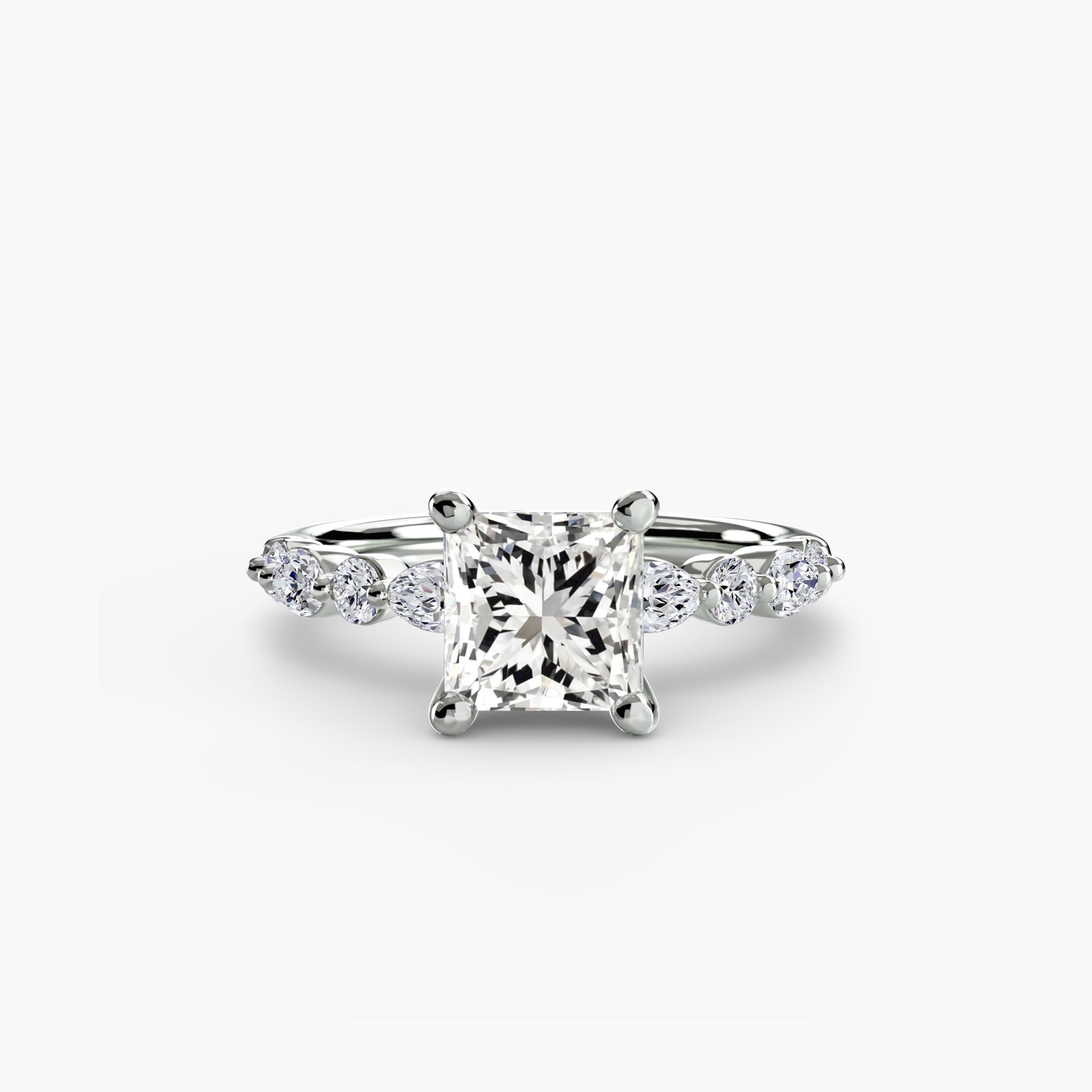 Solitaire with Eternity Pavé 2 Fantasilvia Jewelry