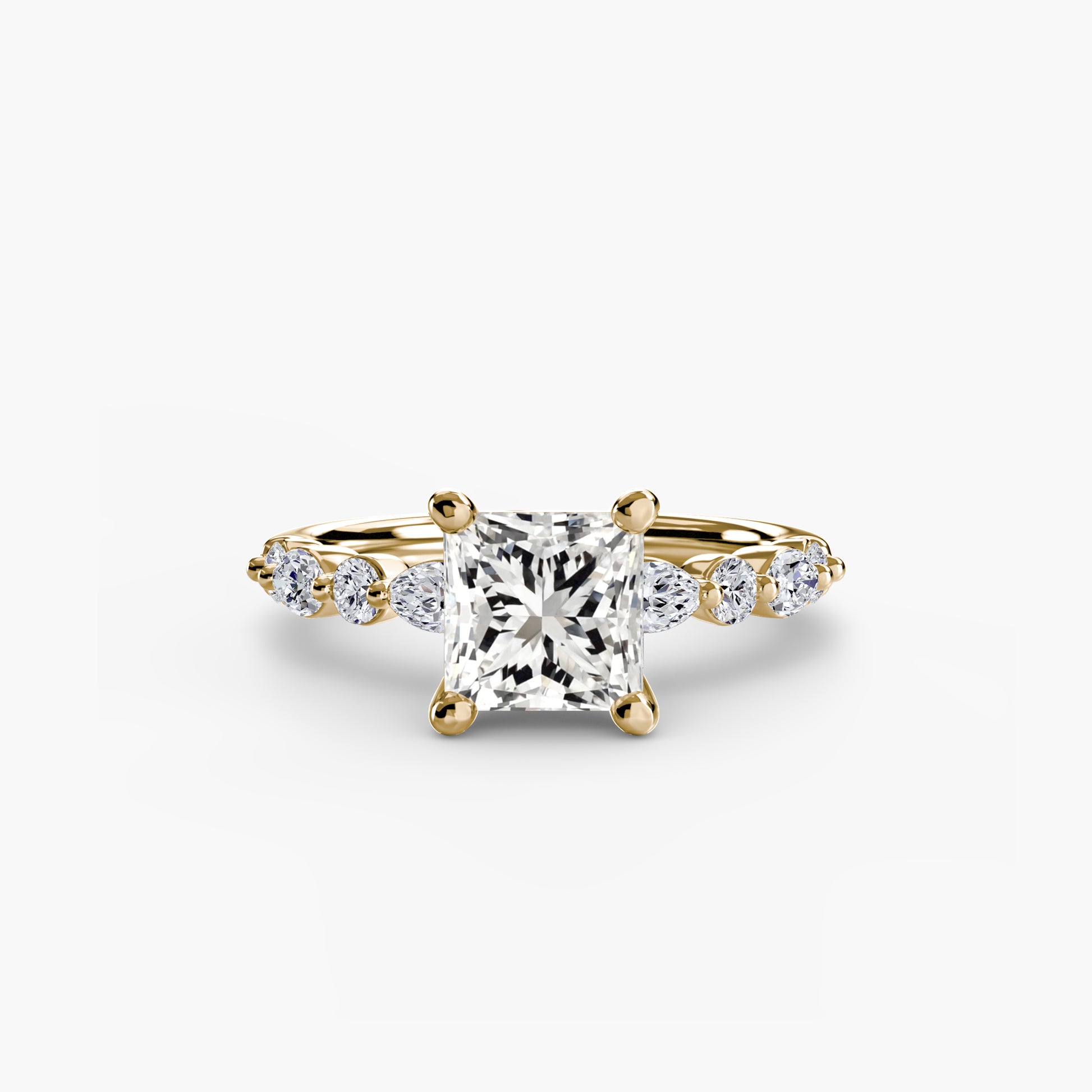 Solitaire with Eternity Pavé 2 Fantasilvia Jewelry