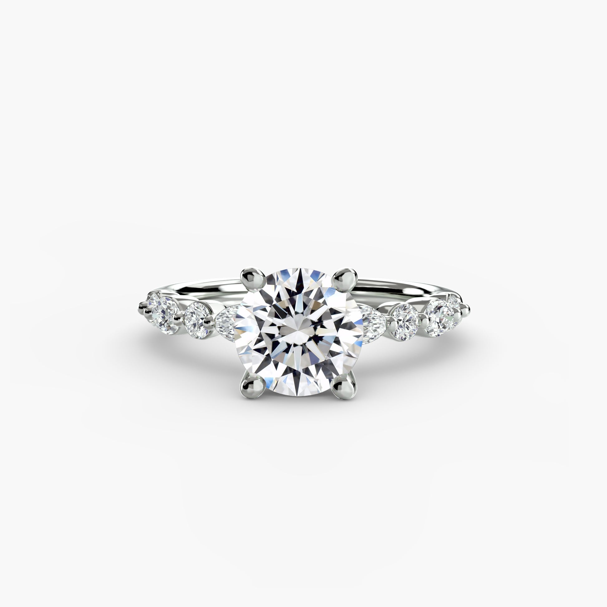 Solitaire with Eternity Pavé 2 Fantasilvia Jewelry