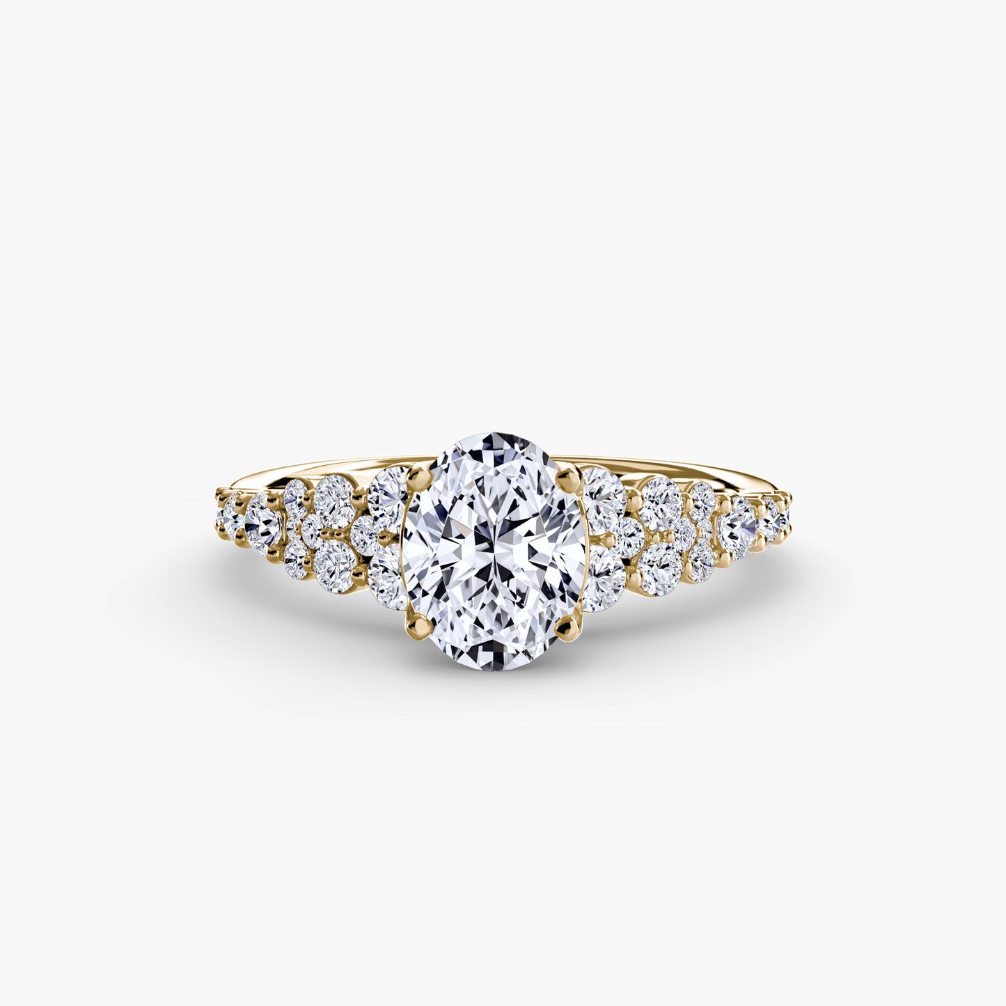 The Celestial Cluster Ring Fantasilvia Jewelry