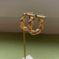 18K Assisi Twist Huggies