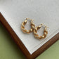 18K Assisi Twist Huggies