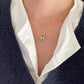 Natural Emerald & Diamond Spiral Pendant