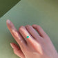 Natrual Emerald Tiara Contour Band