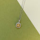Natural Yellow Diamond Cluster Cushion Necklace