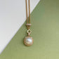 Saltwater Mabe Pearl & Diamond Pendant